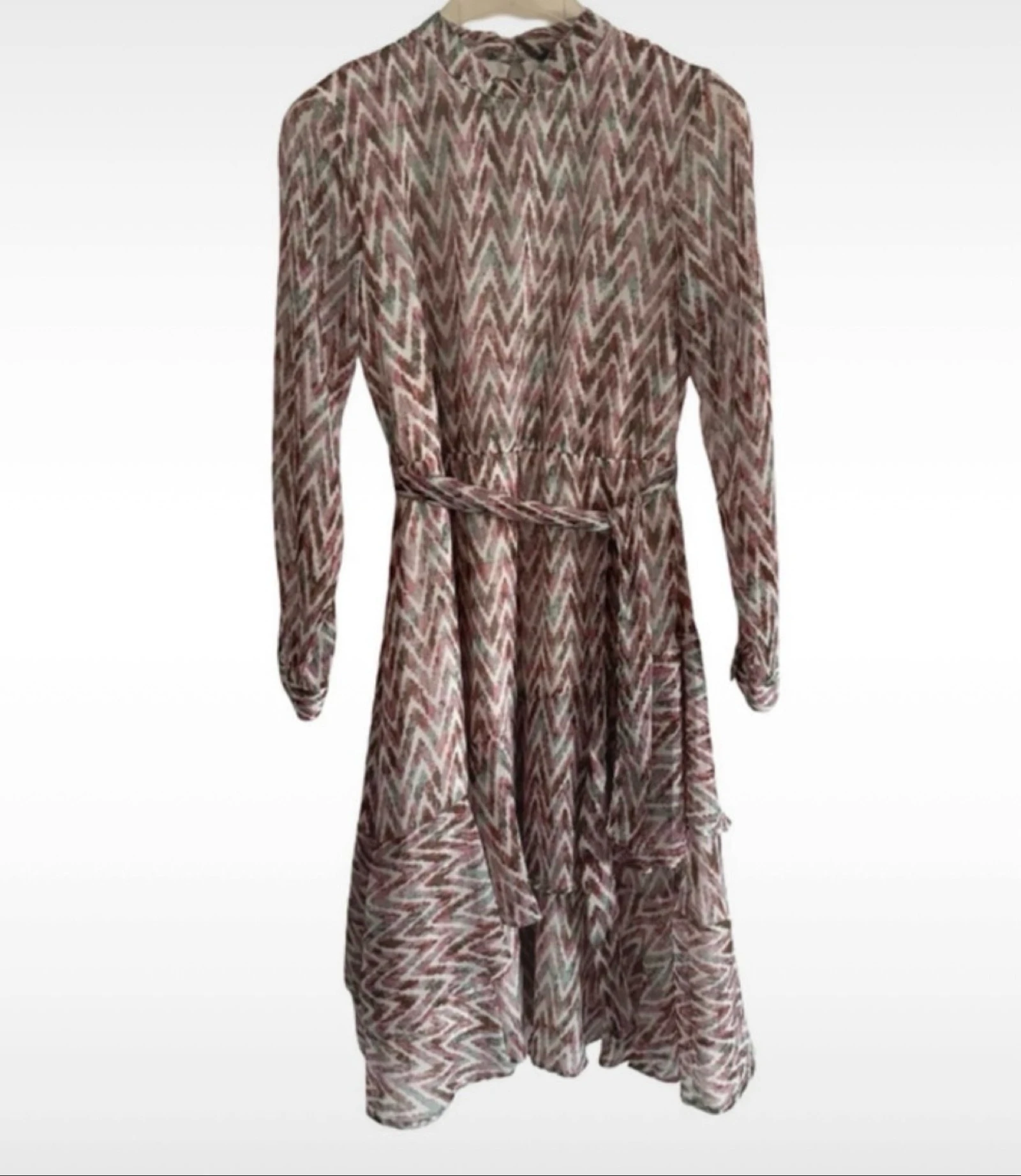 Vestido longo Pigalle com estampa abstrata L – photo 4